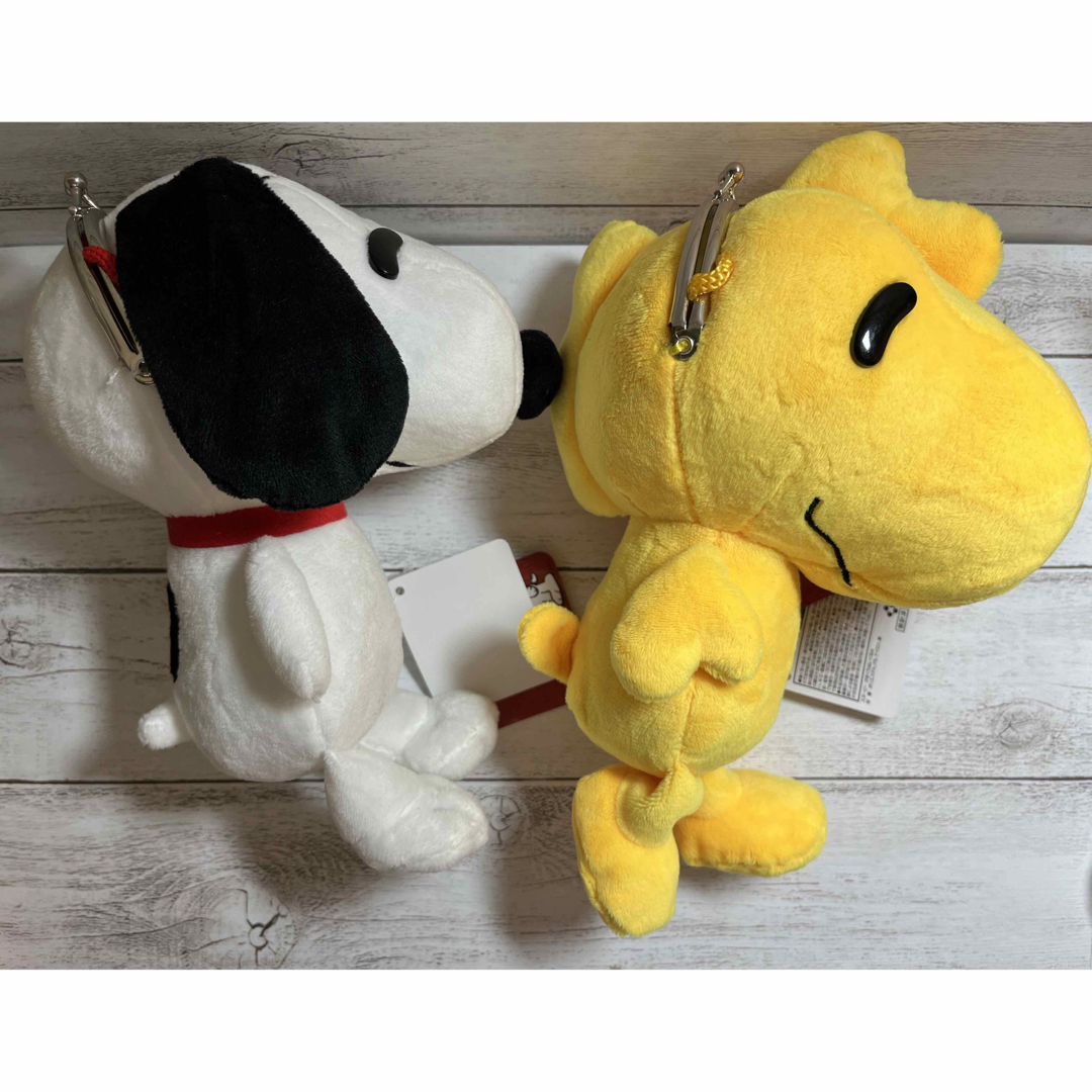 SNOOPY - 【SNOOPY(スヌーピー)】ぬいぐるみ がま口ポーチ 2点セット SNOOPY - 【SNOOPY(スヌーピー)】ぬいぐるみ がま口ポーチ 2点セット