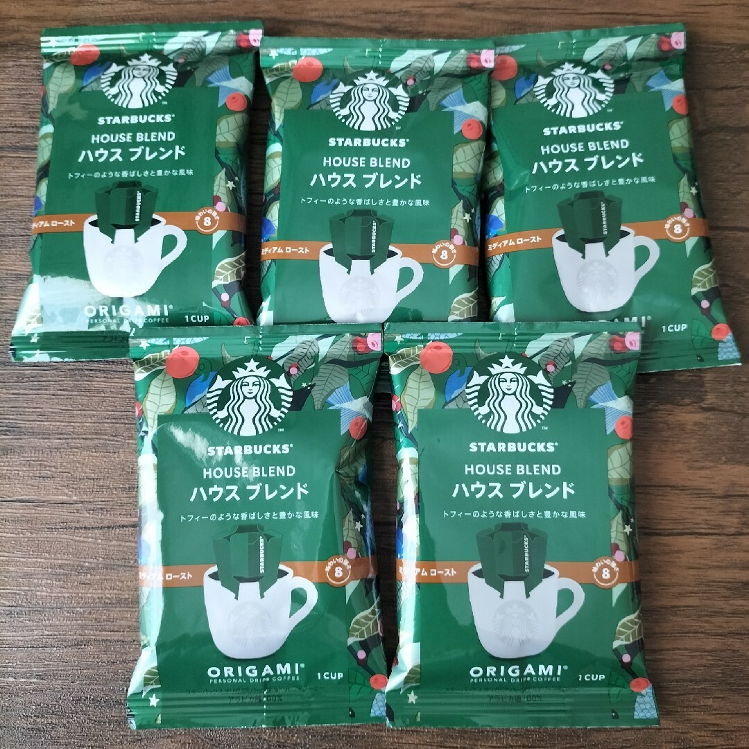 Starbucks(スターバックス)のスターバックス　ドリップコーヒー　５個 食品/飲料/酒の飲料(コーヒー)の商品写真