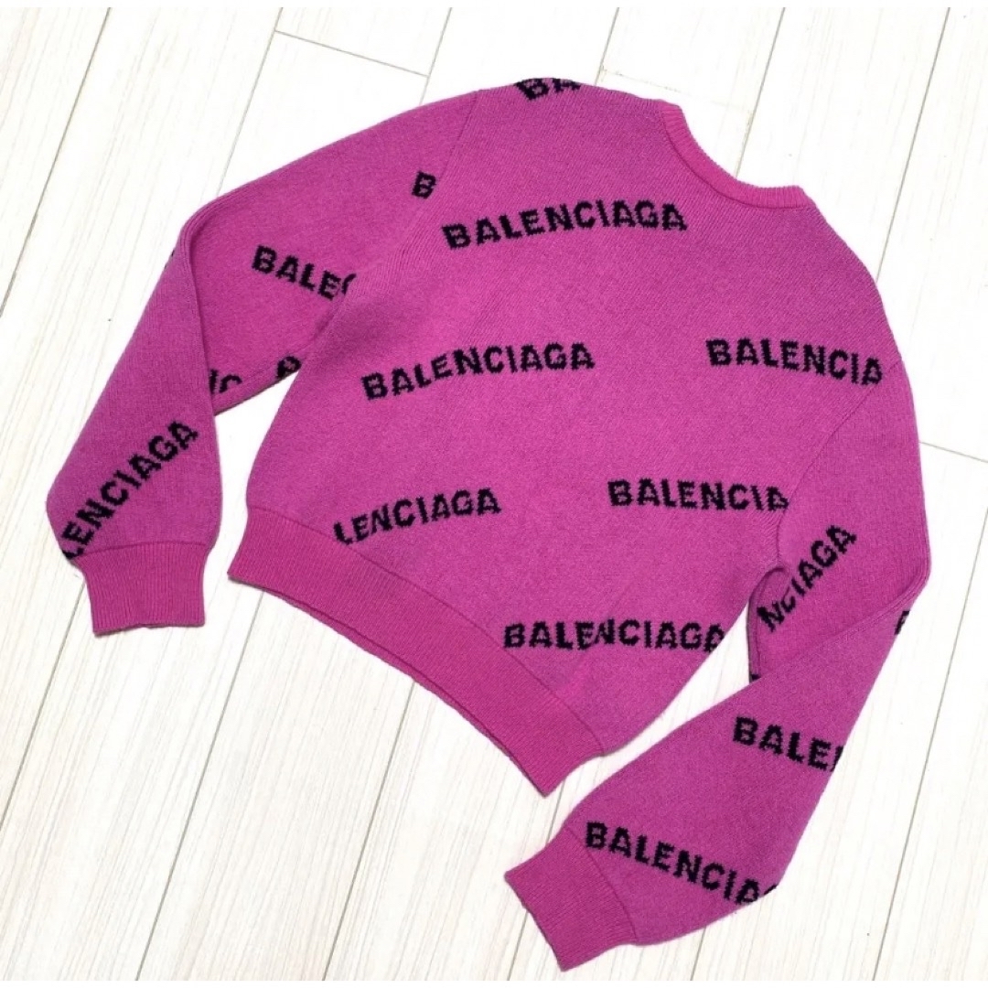 BALENCIAGA ロゴニット　セーター　サイズ