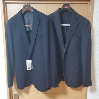 ユニクロ(UNIQLO)の【2着セット】UNIQLO　ウールブレンドコンフォートジャケット(テーラードジャケット)