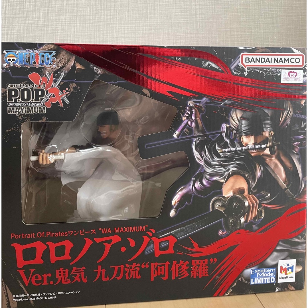 P.O.P maximum ロロノア・ゾロ　鬼気九刀流　阿修羅　フィギア