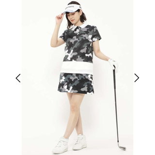 予約あり！パーリーゲイツ、迷彩柄が可愛いゴルフスカート