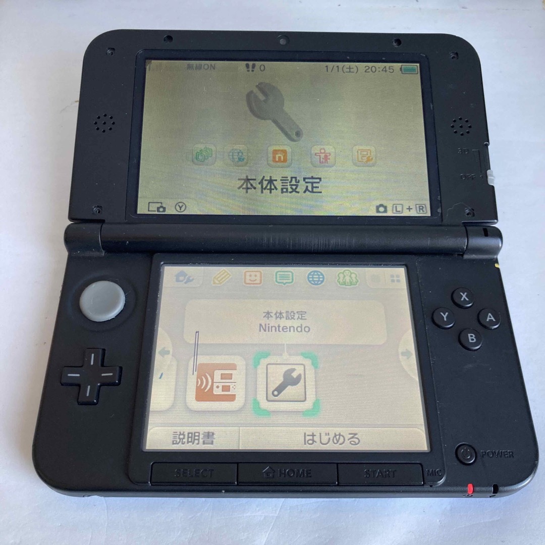 3DS LL 本体 2台セット ジャンク品 ブルー ミント