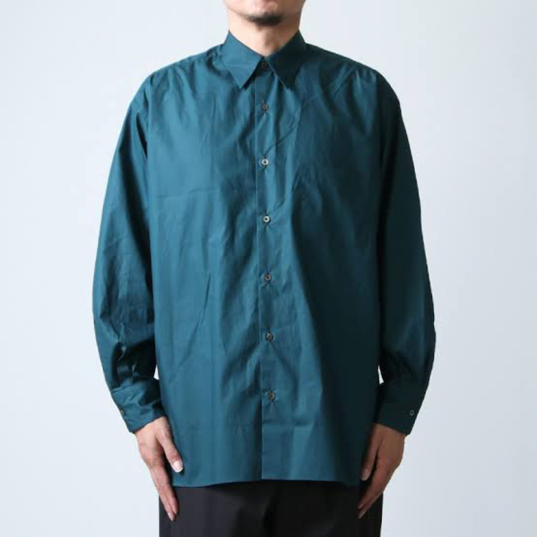 MARKAWARE COMFORT FIT SHIRTサイズ1 ペトリウムブルー