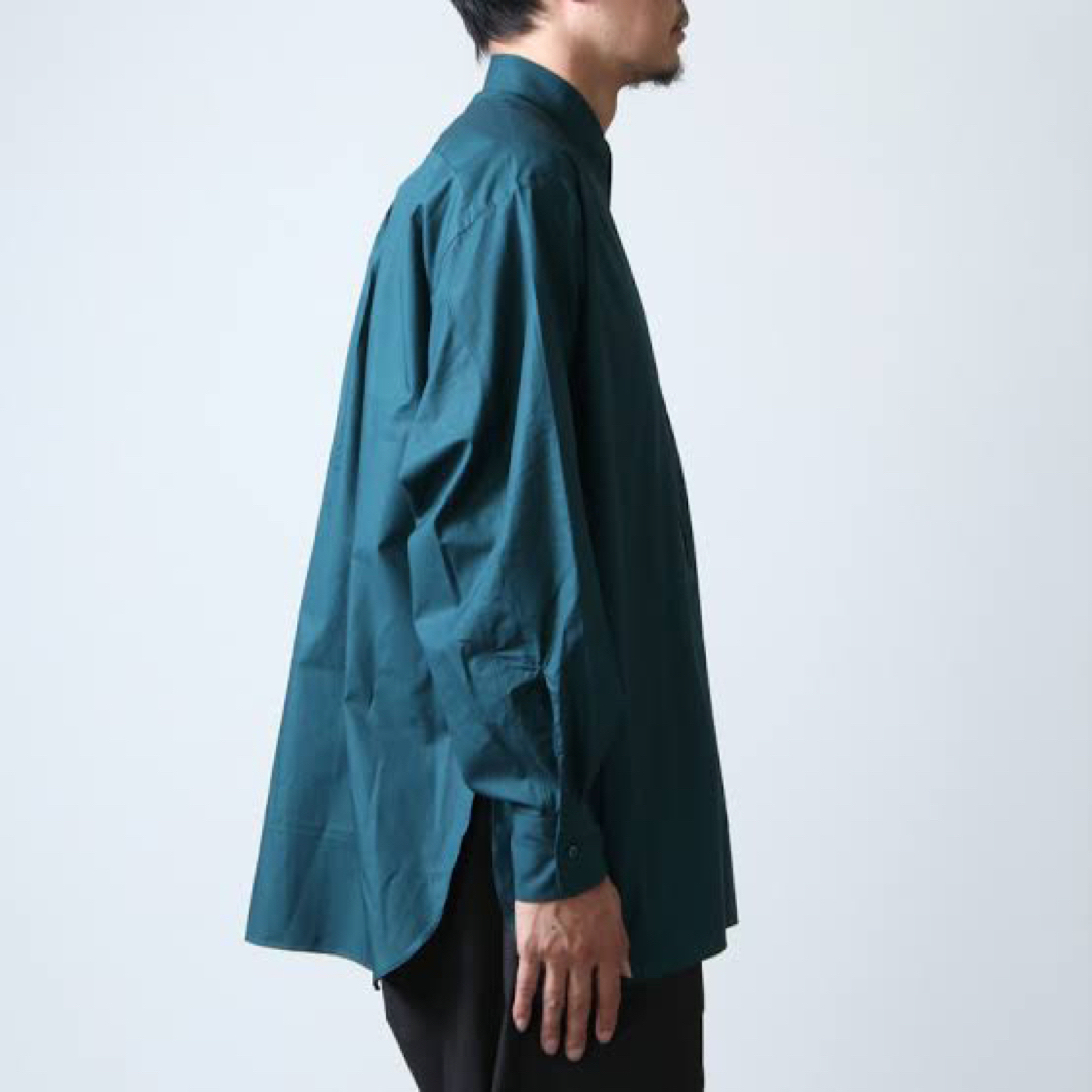 MARKAWEAR(マーカウェア)のMARKAWARE COMFORT FIT SHIRTサイズ1 ペトリウムブルー メンズのトップス(シャツ)の商品写真