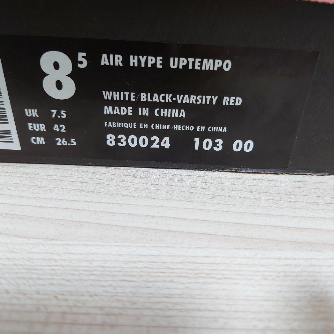 NIKE(ナイキ)のナイキ　AIR HYPE UPTEMPO メンズの靴/シューズ(スニーカー)の商品写真
