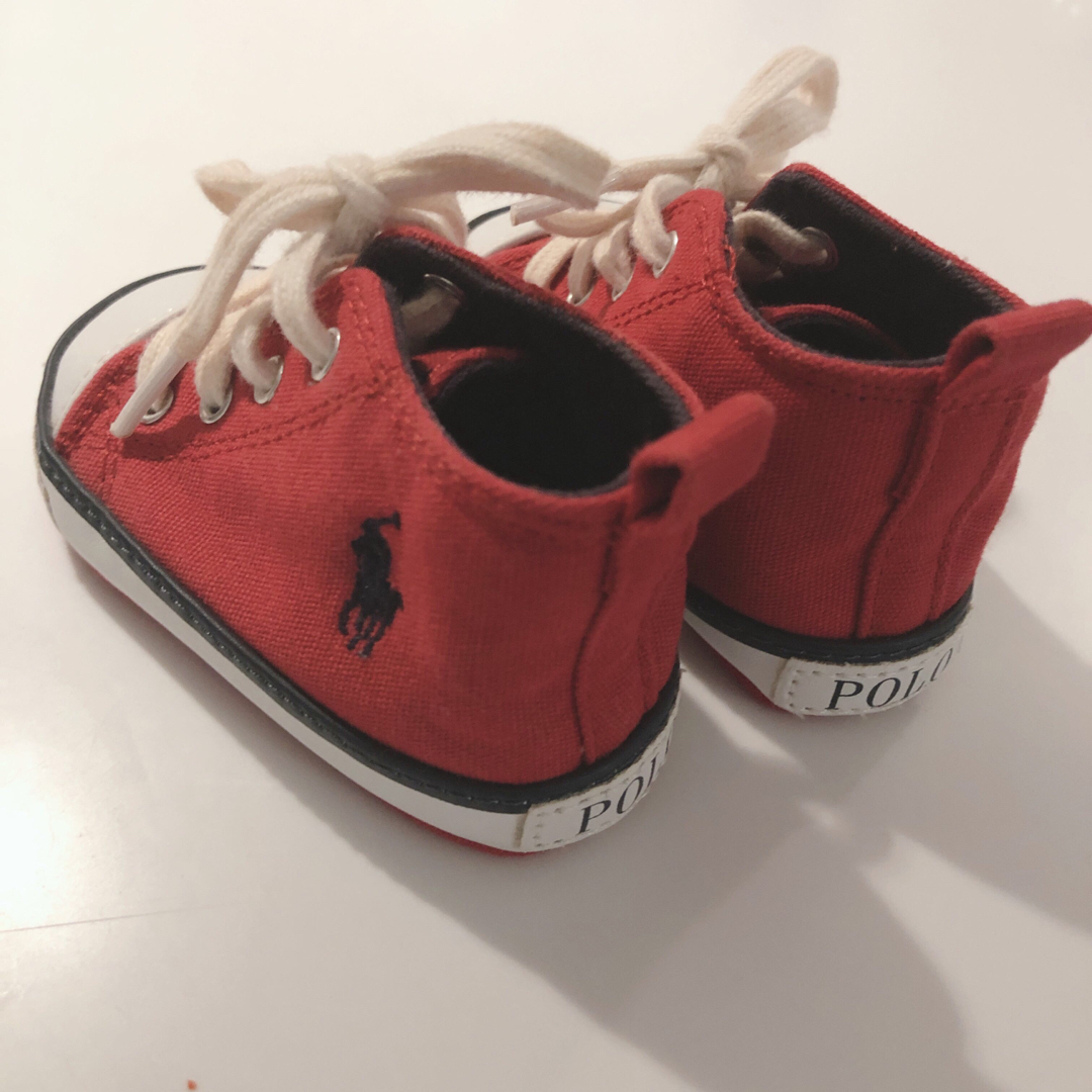 POLO RALPH LAUREN(ポロラルフローレン)の[未使用]スニーカー ポロ ラルフローレン ファーストシューズ ベビー 靴 キッズ/ベビー/マタニティのベビー靴/シューズ(~14cm)(スニーカー)の商品写真