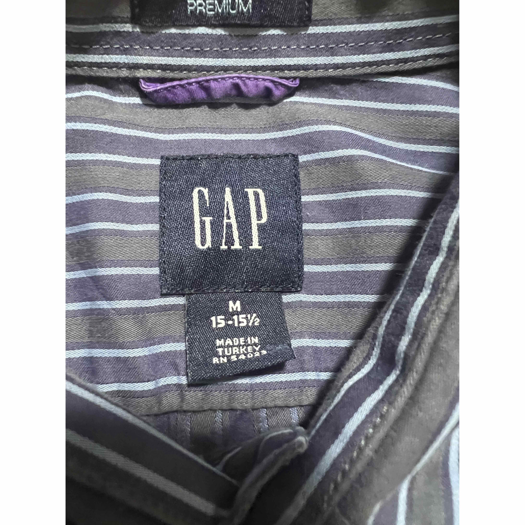 OLD GAP FITTED PREMIUM ストライプシャツ メンズのトップス(シャツ)の商品写真