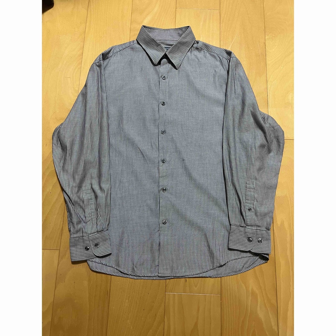 90s〜PERRY ELLIS PORTFOLIO ストライプシャツ　秋