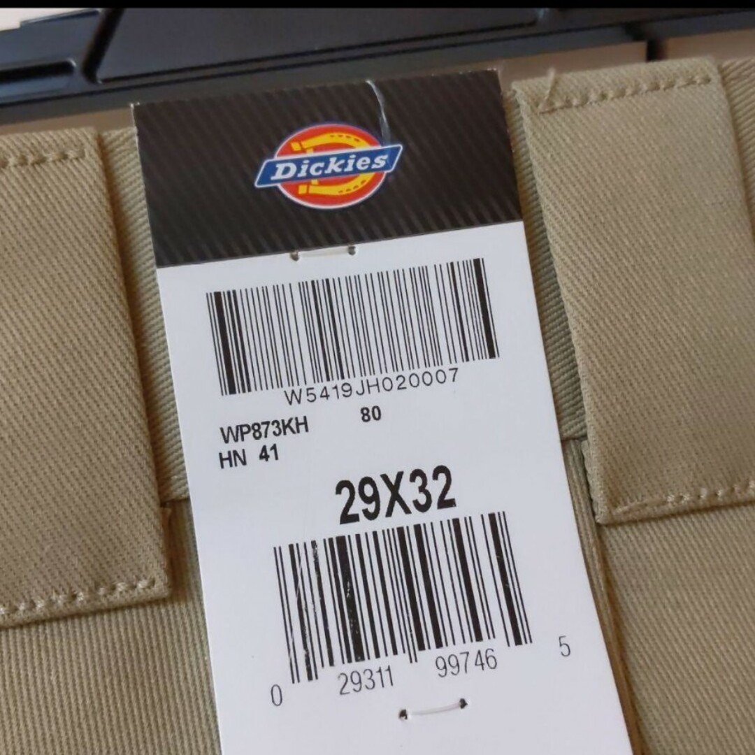 Dickies(ディッキーズ)の新品 29x32 KH スリムフィット ワークパンツ ディッキーズ カーキ メンズのパンツ(ワークパンツ/カーゴパンツ)の商品写真