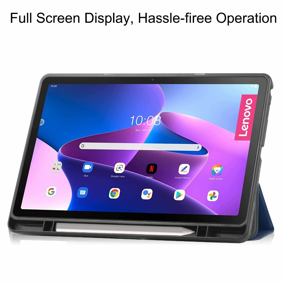 For Lenovo Tab M10 Plus (3rd Gen) タブレットケ 5