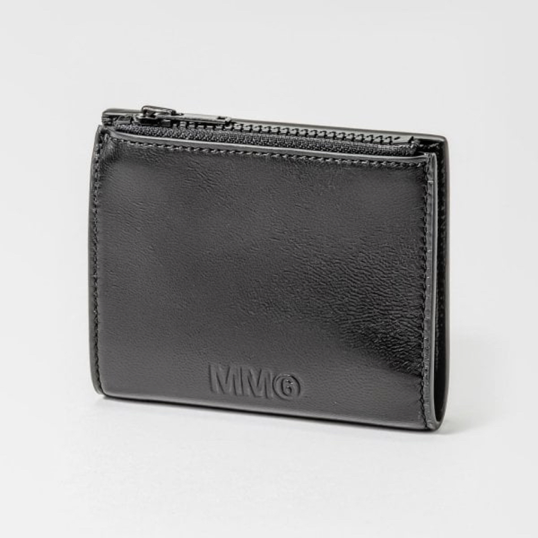 MM6(エムエムシックス)のMM6 エムエムシックス メゾンマルジェラ 二つ折り財布 ブラック レディースのファッション小物(財布)の商品写真