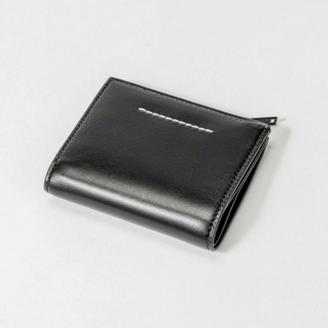 MM6 エムエムシックス メゾンマルジェラ 二つ折り財布 ブラック 2
