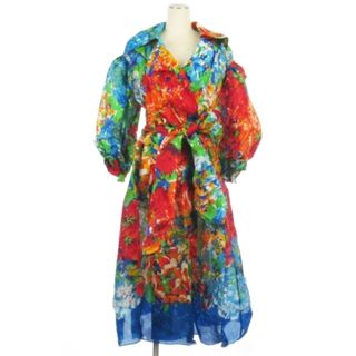ユキコハナイ 美品 ヴィンテージ ワンピース ウール チェック 9 NGA35