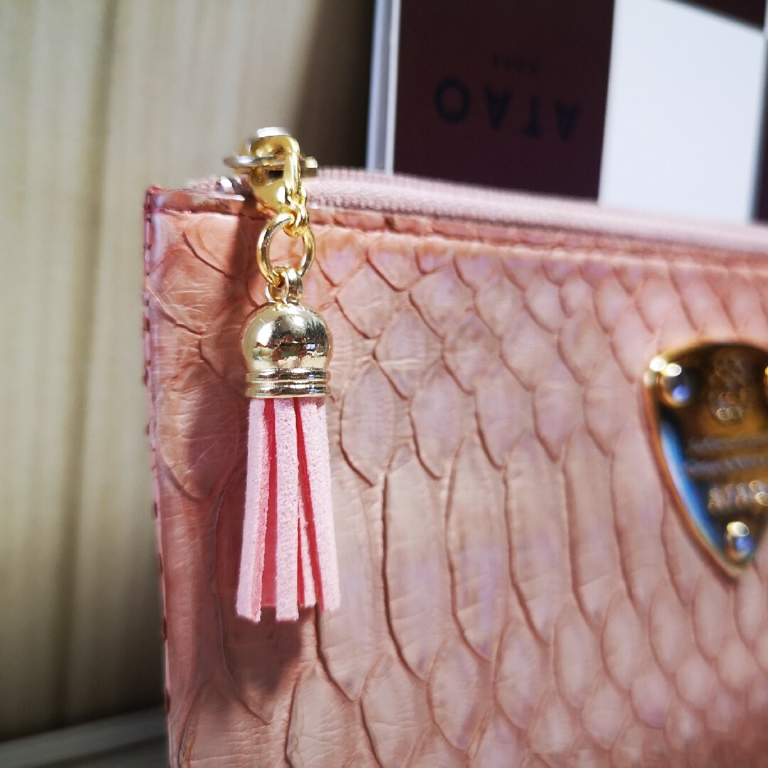 ATAO(アタオ)のアタオ ATAO 長財布 リモパイソン ピンク レディースのファッション小物(財布)の商品写真
