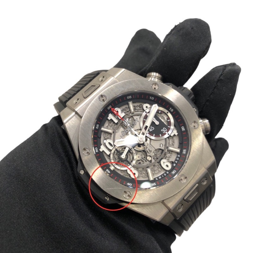 ウブロ HUBLOT ビックバンウニコ チタニウム 441.NX.1170RX チタン メンズ 腕時計
