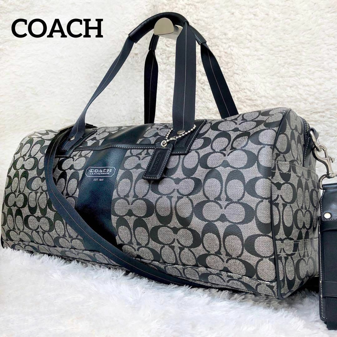 コーチ COACH  シグネチャー ボストンバッグ F23207 グレー