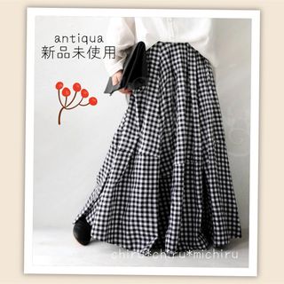 antiqua⭐ドットロングスカート完売品