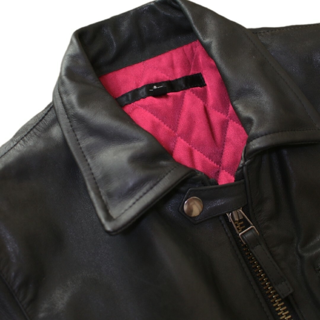 NO ID. - NO ID. Rider's jacket cow leatherの通販 by オレンジ古着