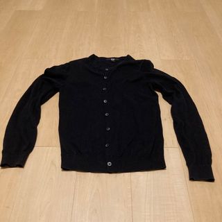 ユニクロ(UNIQLO)のUNIQLO ユニクロ　カーディガン　黒(カーディガン)