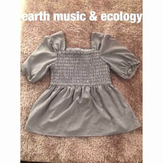 アースミュージックアンドエコロジー(earth music & ecology)の【最終値下げ】earth music & ecology 2way七分トップス(カットソー(長袖/七分))