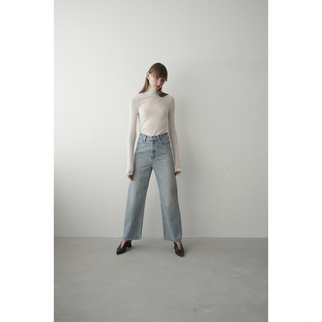 CLANE(クラネ)のCLANE SECOND DENIM PANTS アイスブルー サイズ0 レディースのパンツ(デニム/ジーンズ)の商品写真