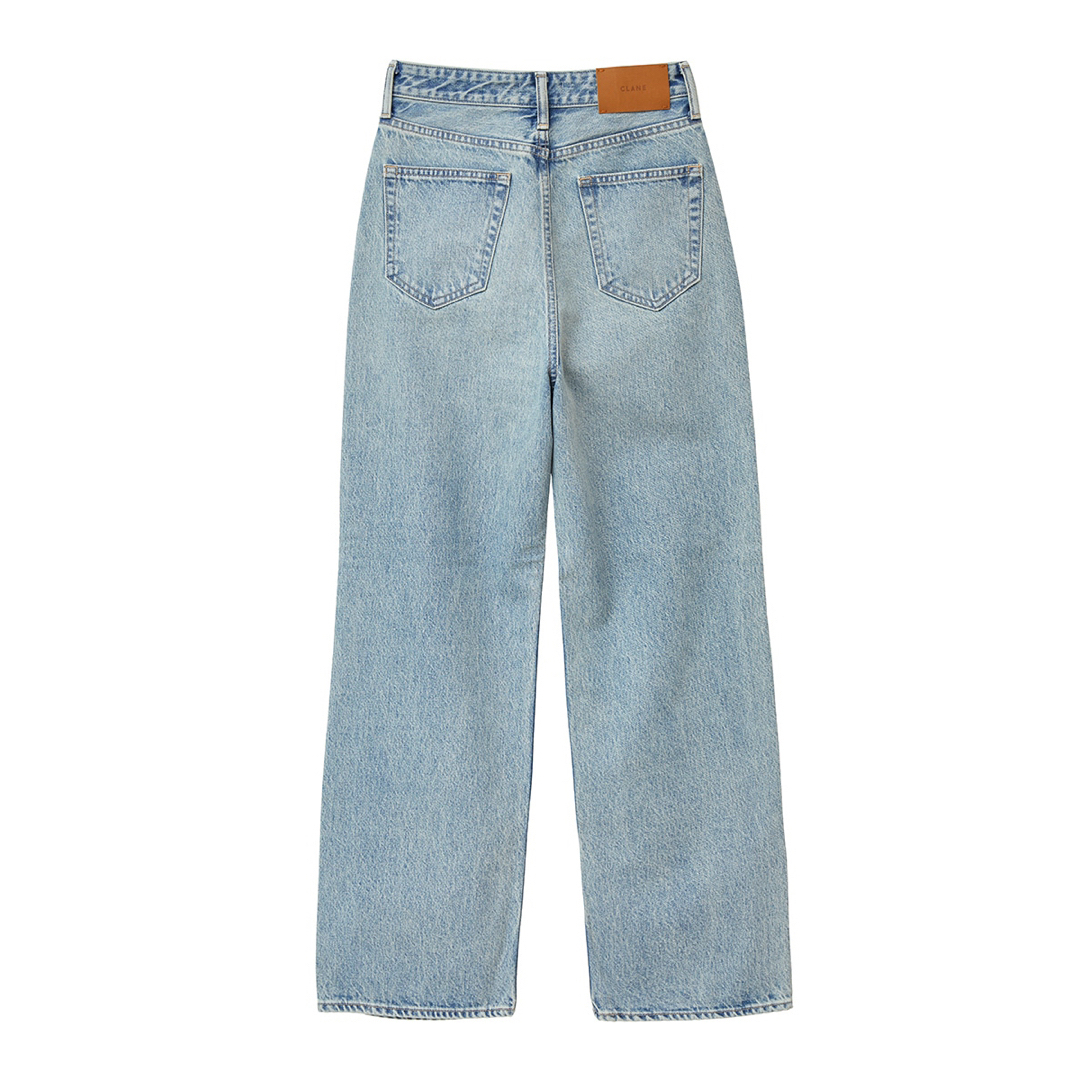 CLANE(クラネ)のCLANE SECOND DENIM PANTS アイスブルー サイズ0 レディースのパンツ(デニム/ジーンズ)の商品写真