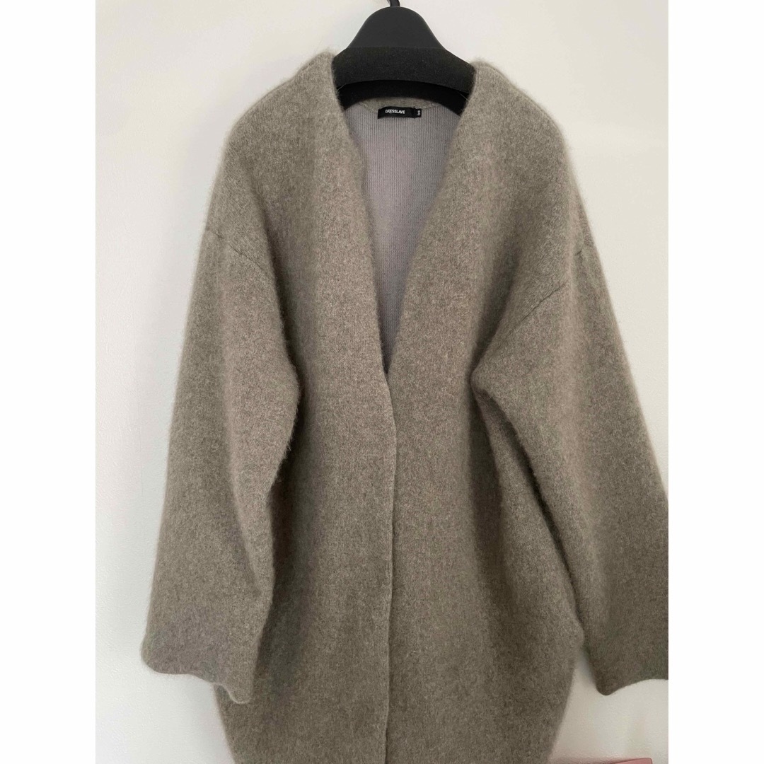 DRESSLAVE - 未使用 ドレスレイブ ラクーンウールダブルフェイスニット DRESSLAVE - 未使用 ドレスレイブ ラクーンウールダブルフェイスニット