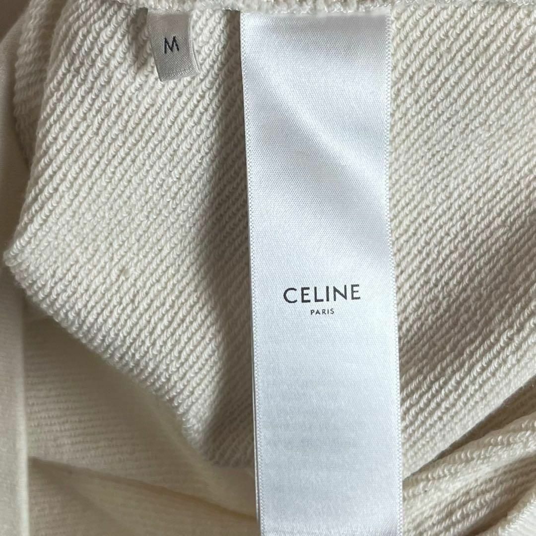 セリーヌ CELINE トリオンフ 刺繍 パーカー ルーズフィット カシミア