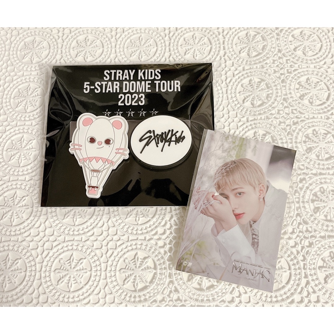 Stray Kids(ストレイキッズ)のstray kidsドームツアー FCくじ ラバークリップ  ヒョンジン エンタメ/ホビーのCD(K-POP/アジア)の商品写真