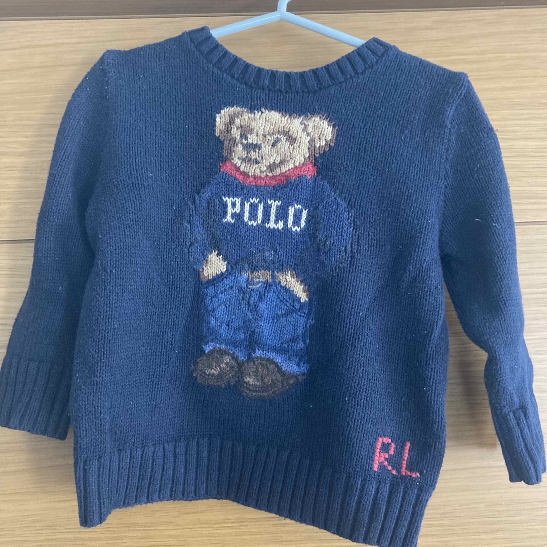 Polo ラルフローレン ポロベア ニット 2T ヴィンテージ