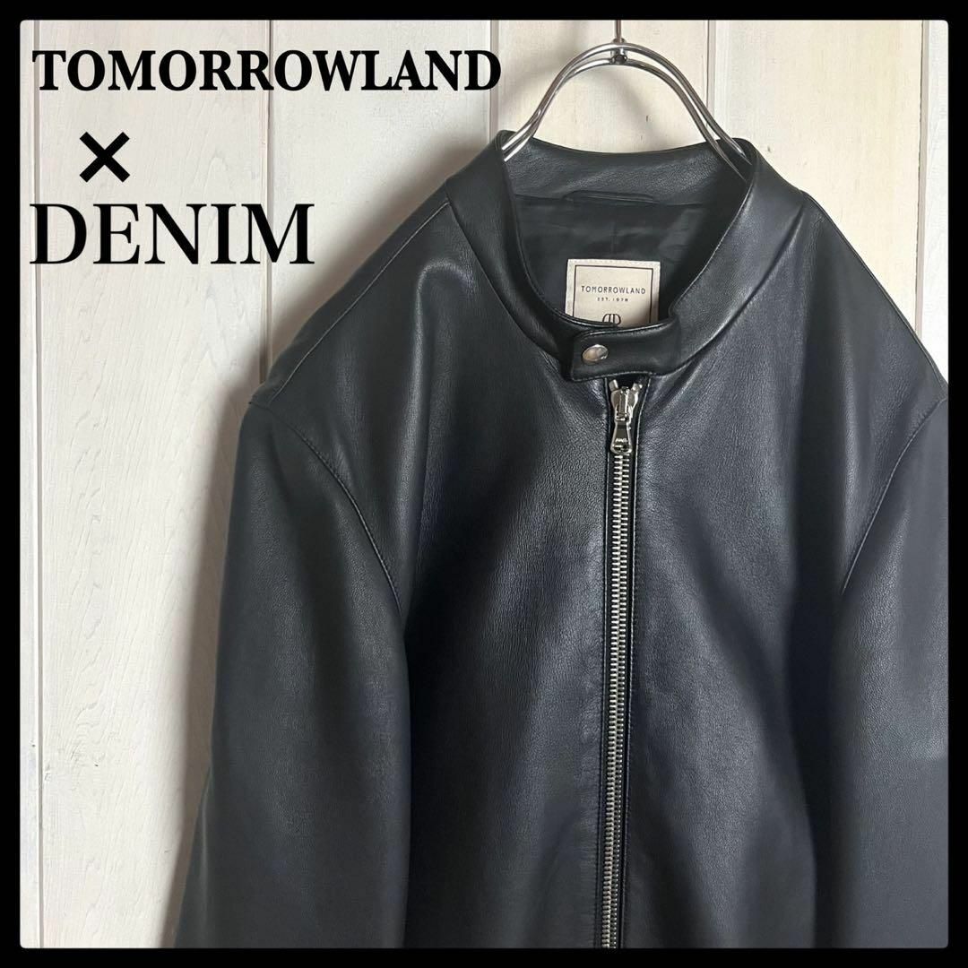 別注】トゥモローランド×DENIM☆レザージャケット ライダース