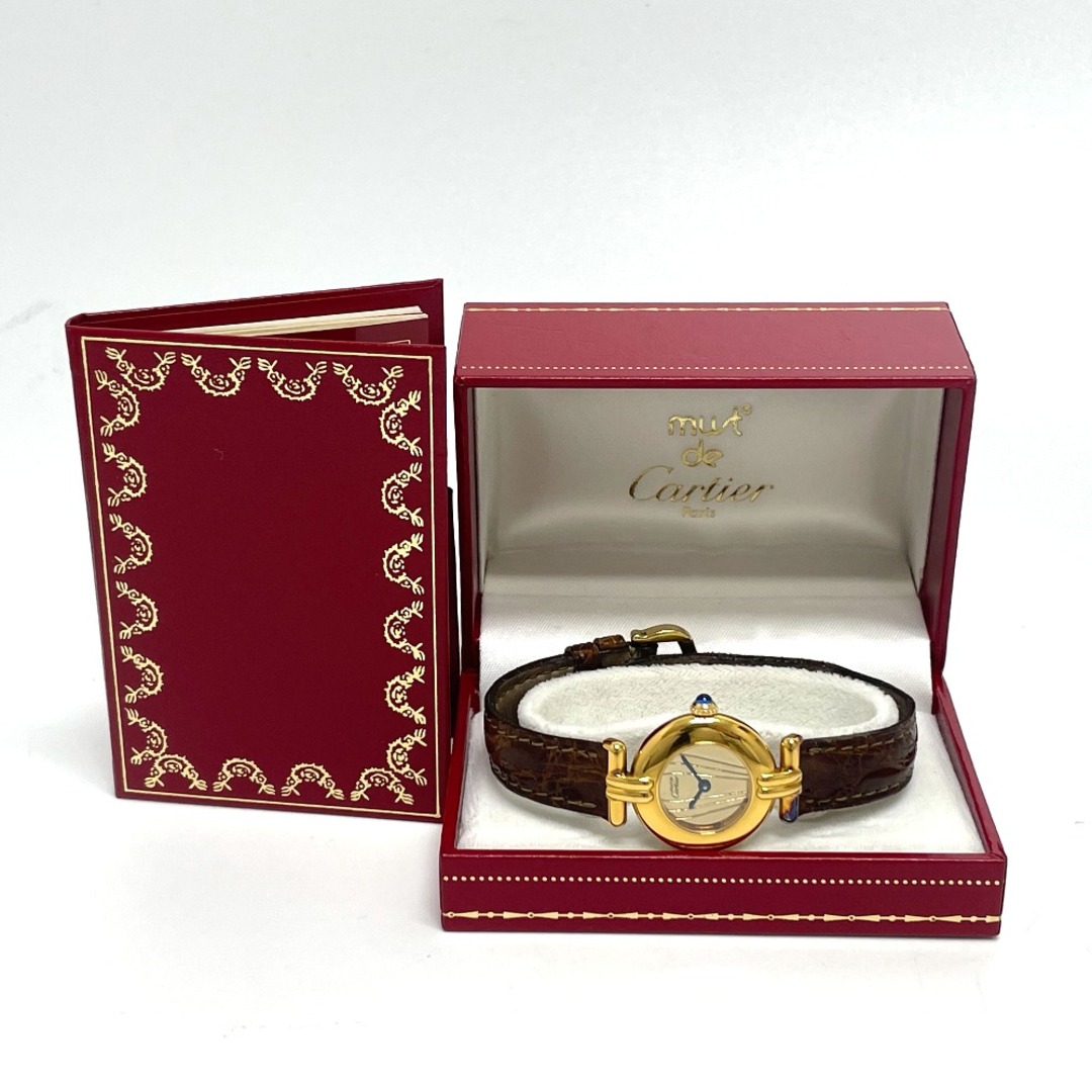 Cartier(カルティエ)のカルティエ CARTIER マスト コリゼ ヴェルメイユ 590002 クォーツ 腕時計 SS ゴールド レディースのファッション小物(腕時計)の商品写真