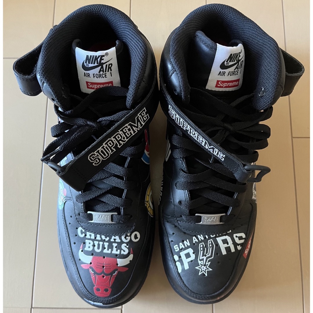 Supreme Nike NBA エアフォース1 28.0cm 黒-