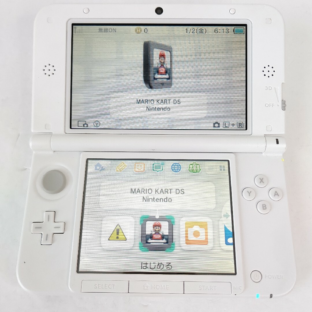 Nintendo ニンテンドー3DSLL ホワイト 美品 任天堂 ゲーム機-