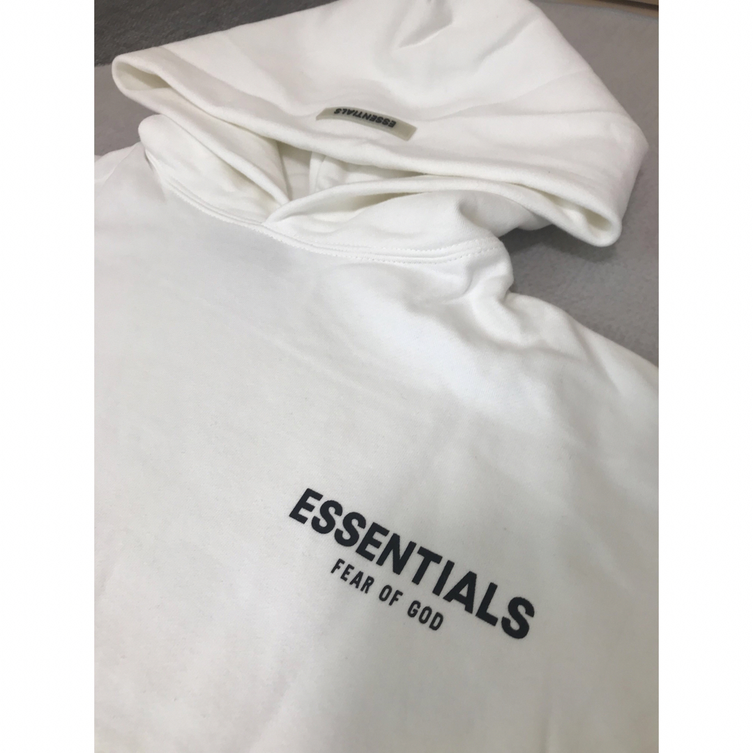 XLサイズ FEAR OF GOD ESSENTIALS パーカー ホワイト