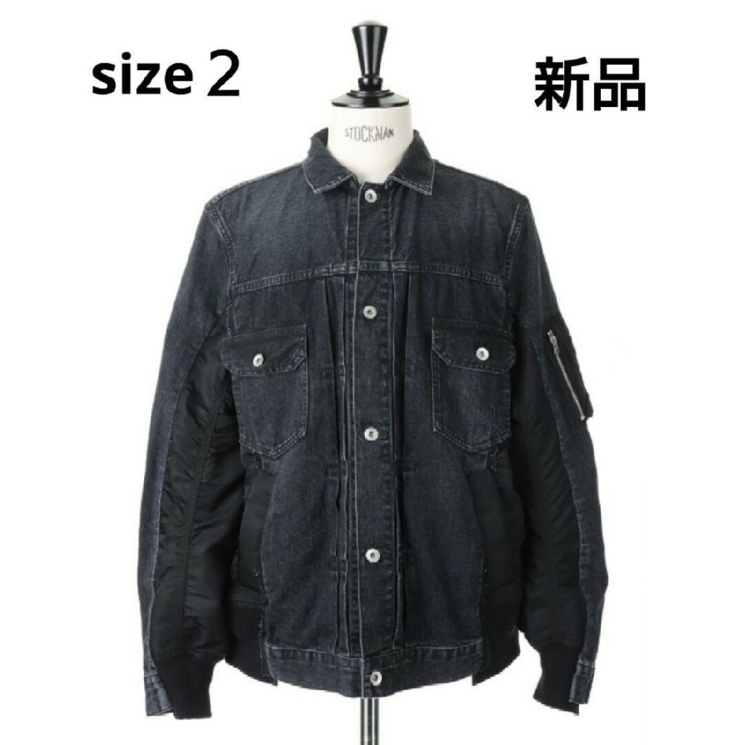 23aw size２ 新品 sacai デニム ジャケット