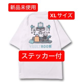 vaultroom TORORO Tシャツ 白 XLサイズ ステッカー付き-