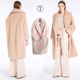 マックスマーラ(Max Mara)の①新作 Max Mara Teddy TEDGIRL テディベア アイコンコート(毛皮/ファーコート)