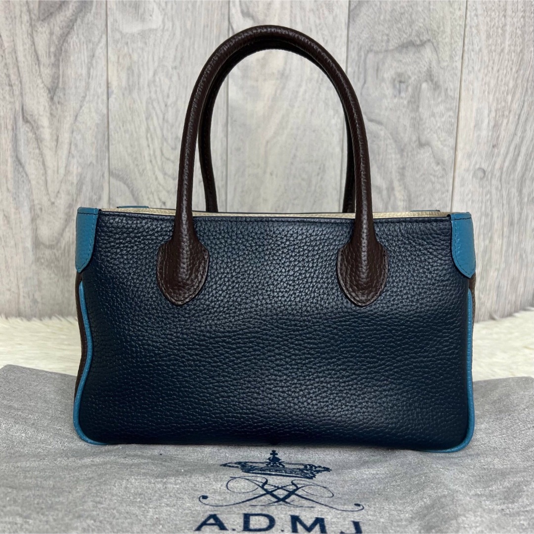 A.D.M.J. - 人気♡美品♡ADMJ スワロフスキー レザー トートバッグの