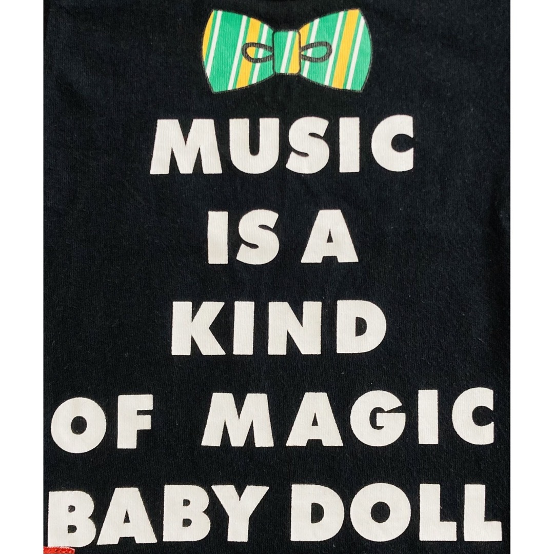BABYDOLL(ベビードール)の2枚セット BABYDOLL Tシャツ ベビードール ベビド 黒 グリーン キッズ/ベビー/マタニティのベビー服(~85cm)(Ｔシャツ)の商品写真