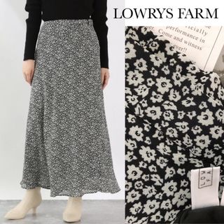 ローリーズファーム(LOWRYS FARM)のローリーズファーム 花柄 フレア ロング スカート(ロングスカート)