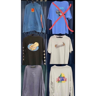 エクストララージ(XLARGE)のXLARGE パーカー、ロンT、Tシャツ6点(Tシャツ/カットソー(七分/長袖))