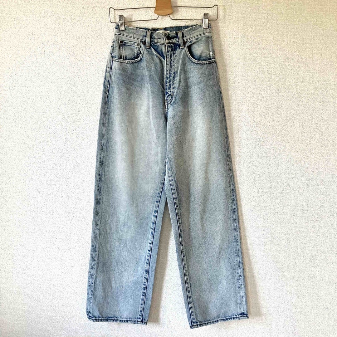 MOUSSY HW DAMAGE LOOSE STRAIGHT 25 BLU 1