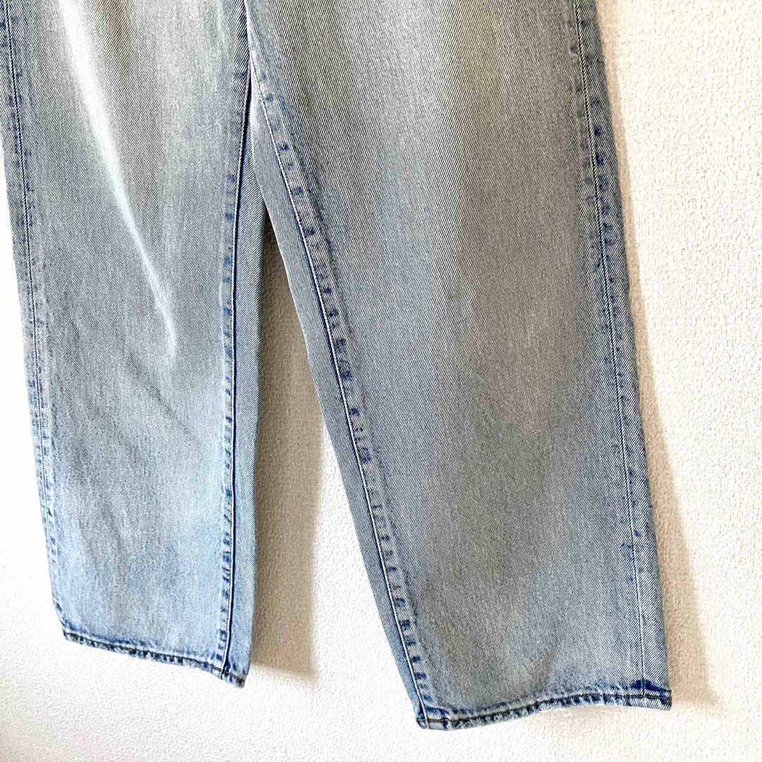 MOUSSY HW DAMAGE LOOSE STRAIGHT 25 BLU 4