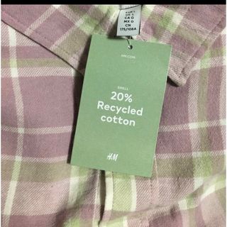 H&M - チェックシャツ Lサイズ パクボゴムの通販 by 光s shop|エイチ