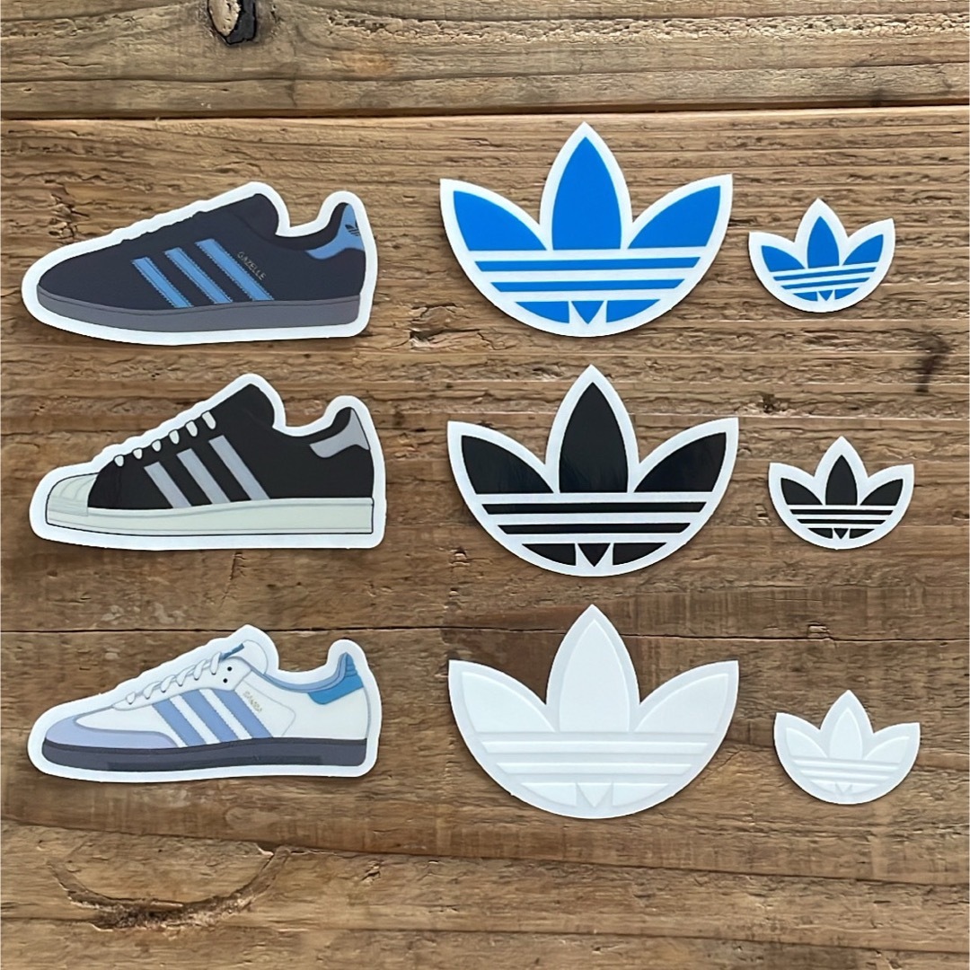 adidas(アディダス)のadidas ステッカー エンタメ/ホビーのコレクション(ノベルティグッズ)の商品写真