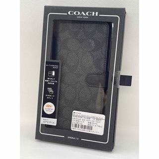 コーチ(COACH)の特価！Xperia 1 II COACH（R）ブックタイプケース  Black(Androidケース)