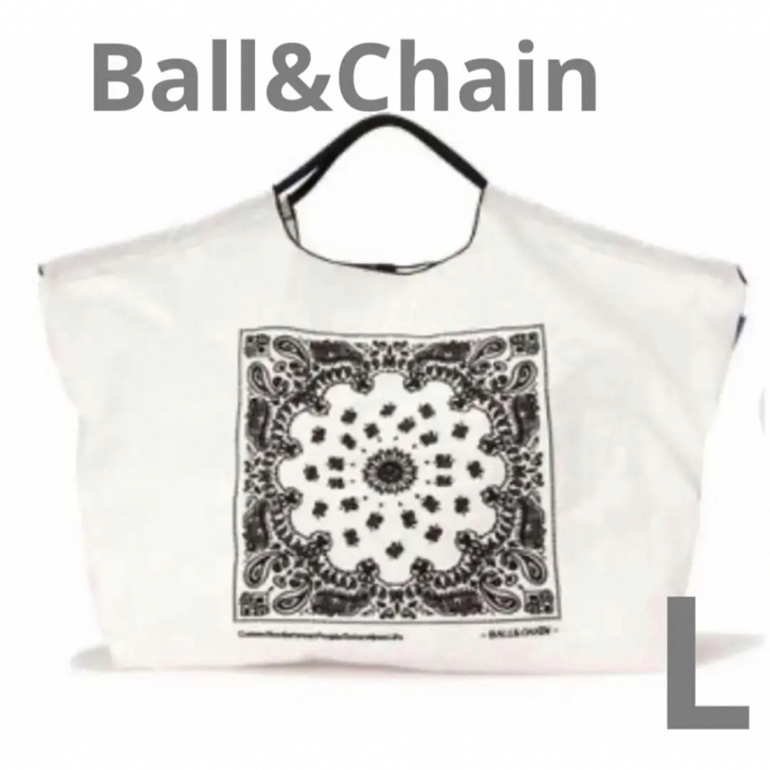 Ball&Chain／ボールアンドチェーン BANDANA   L  White