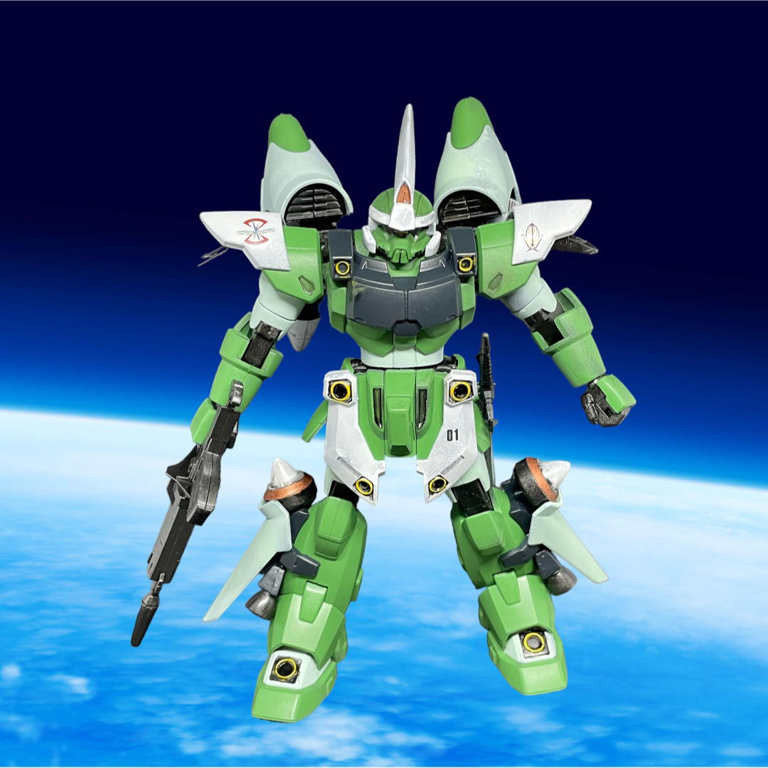 BANDAI(バンダイ)のHG 機動戦士ガンダムSEED ジン ハイマニューバ 1/144全塗装完成品！！ エンタメ/ホビーのおもちゃ/ぬいぐるみ(プラモデル)の商品写真